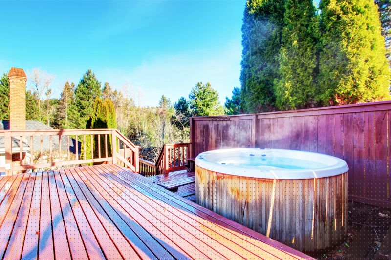 Hot Tub Deck Installation